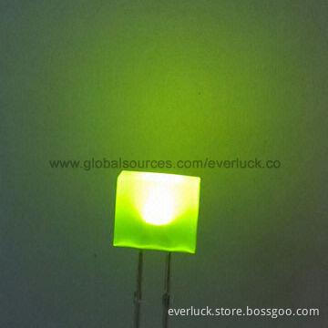 LED diode green lens, green color